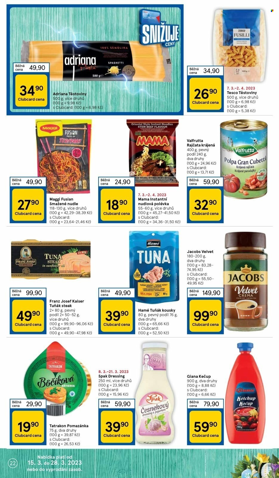 Leták TESCO - 15.3.2023 - 21.3.2023. Strana 22
