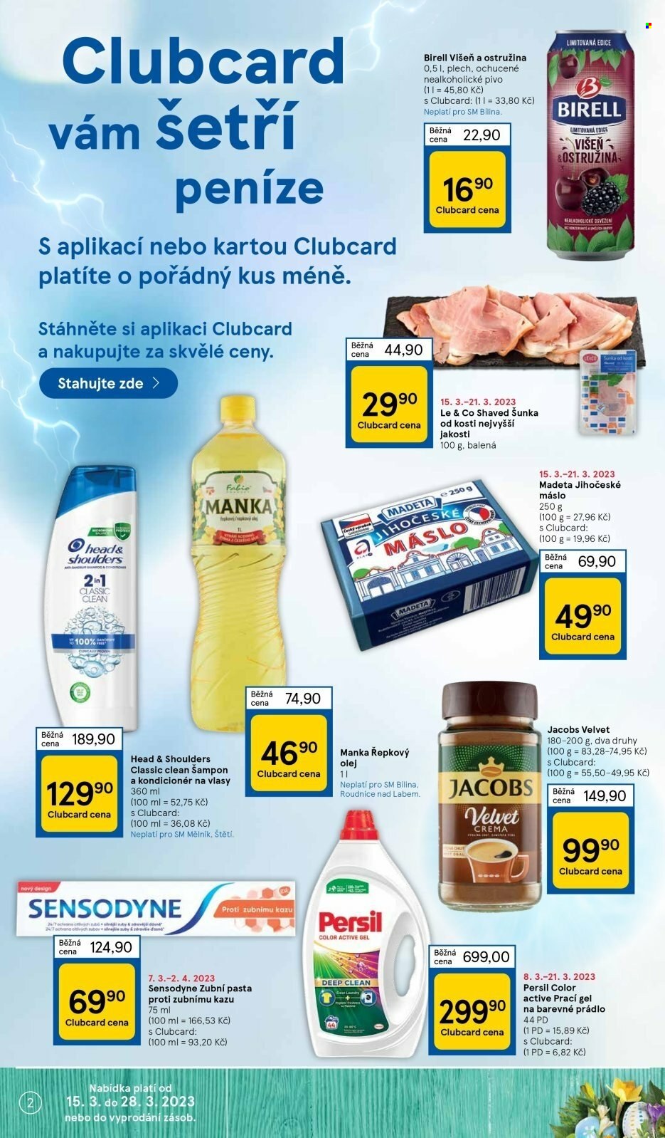 Leták TESCO supermarket - 15.3.2023 - 21.3.2023. Strana 2