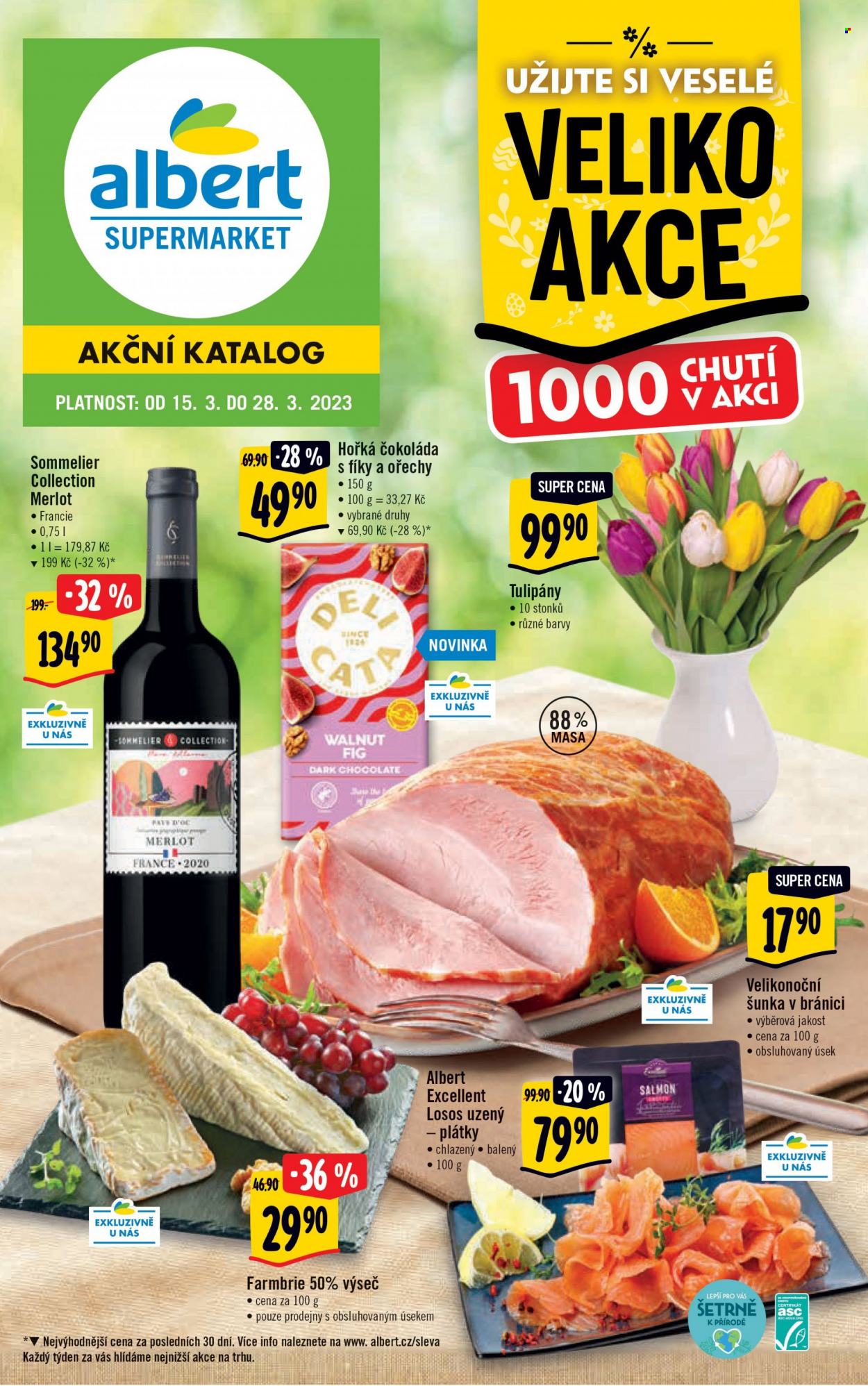 Leták Albert Supermarket - 15.3.2023 - 28.3.2023. Strana 1