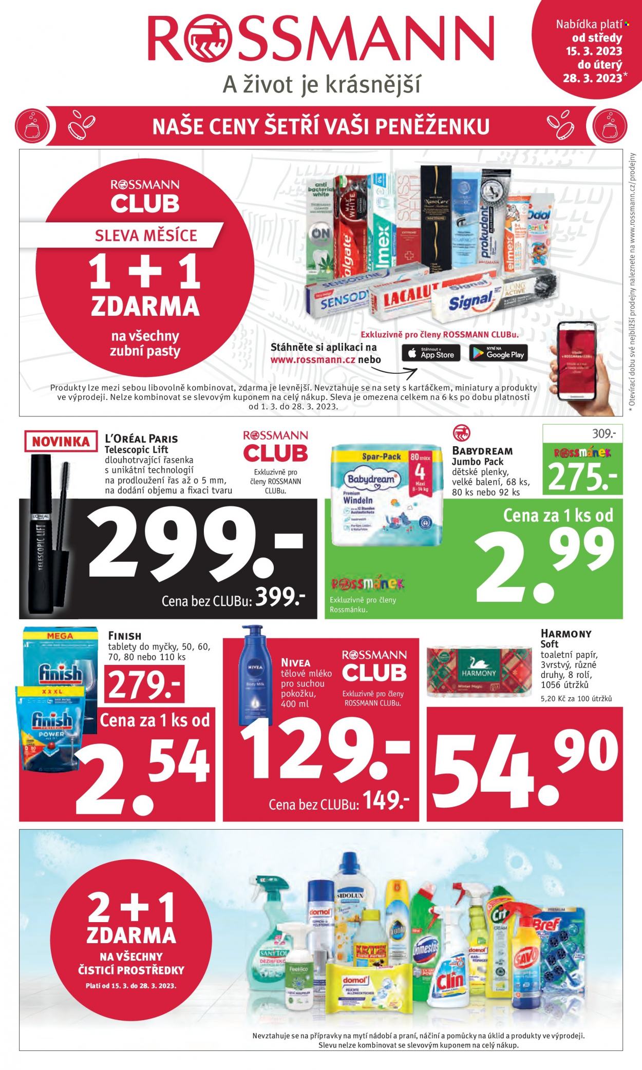 Leták ROSSMANN - 15.3.2023 - 28.3.2023. Strana 1