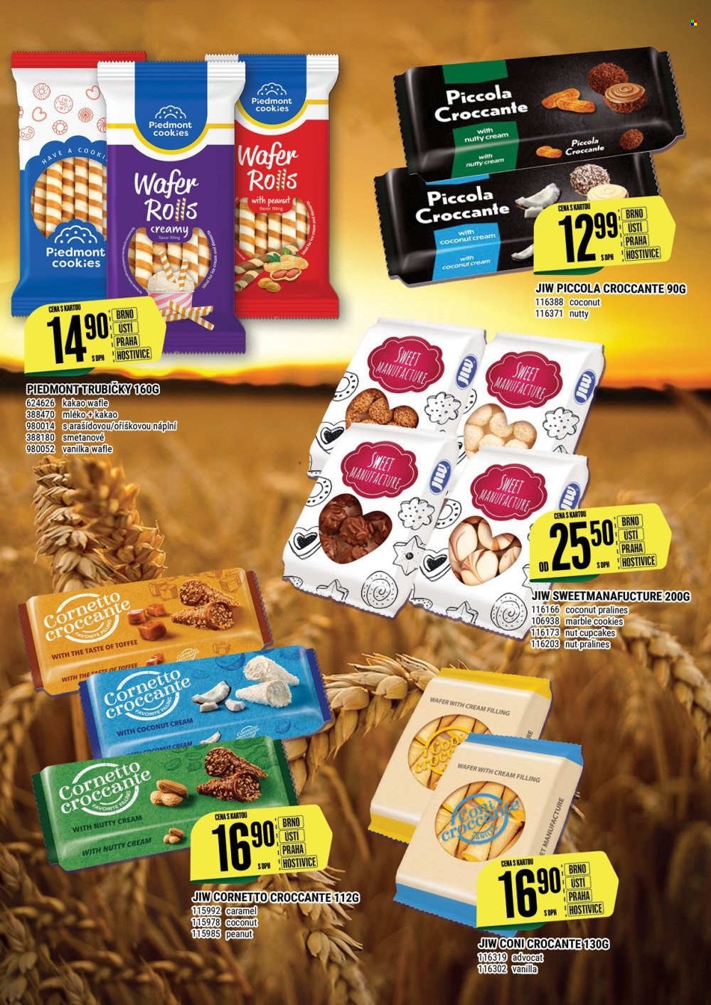 thumbnail - Leták Tamda Foods - 15.3.2023 - 21.3.2023 - Produkty v akci - vafle, mléko, zmrzlina, Cornetto, zmrzlinový kornout, sušenky, trubičky, pralinky, cookies. Strana 33.