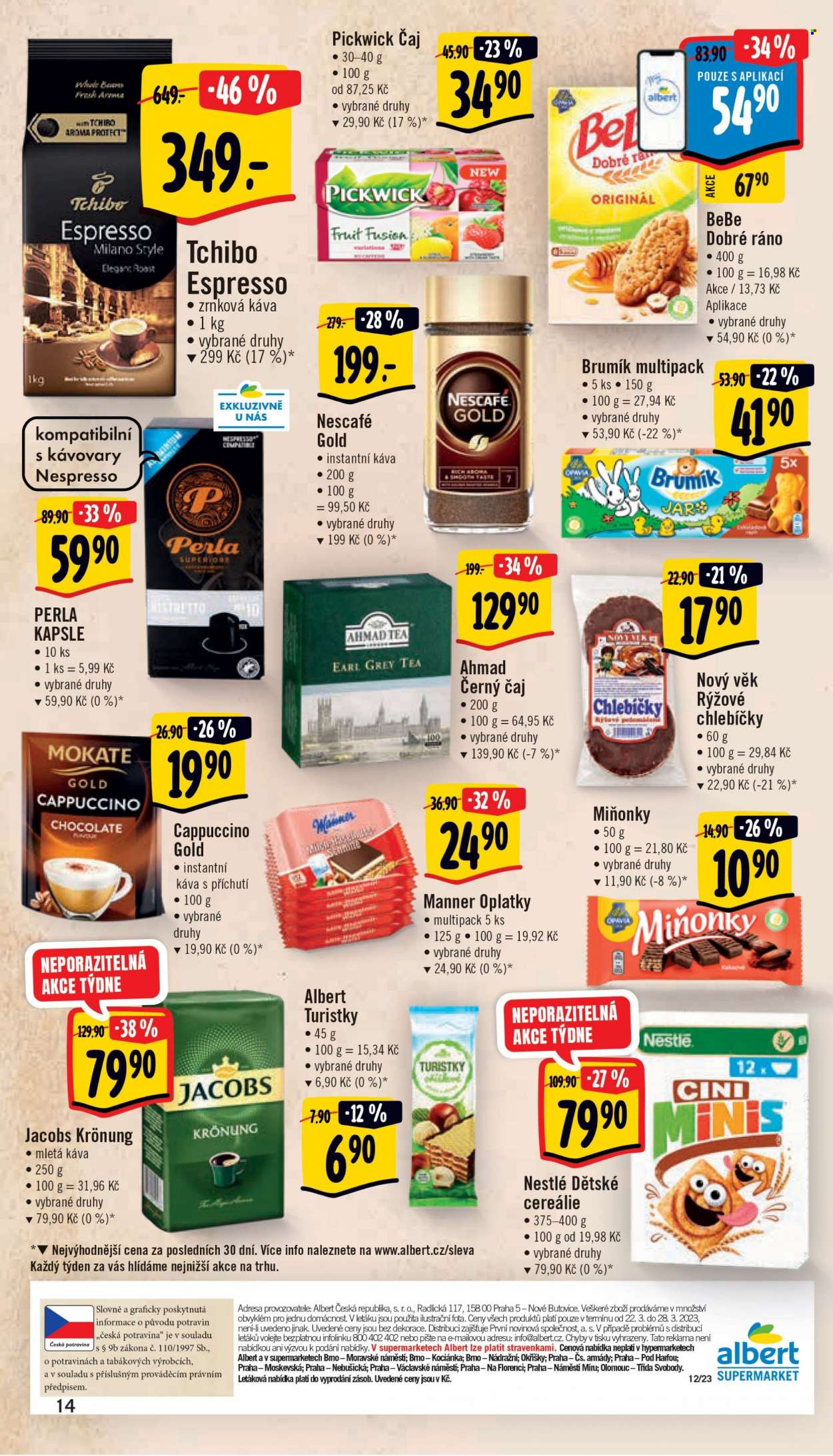 Leták Albert Supermarket - 22.3.2023 - 28.3.2023. Strana 14