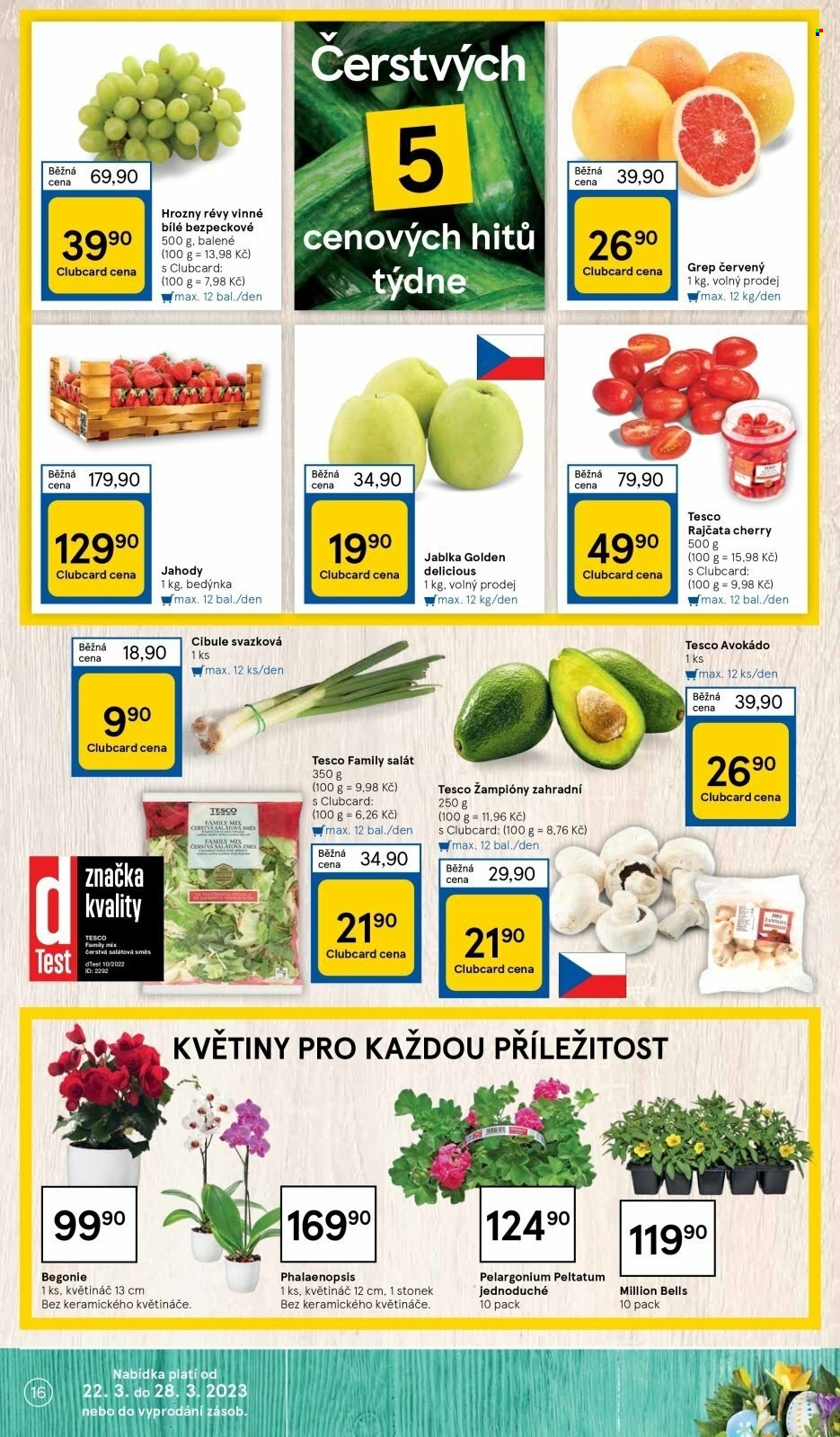 Leták TESCO - 22.3.2023 - 28.3.2023. Strana 16