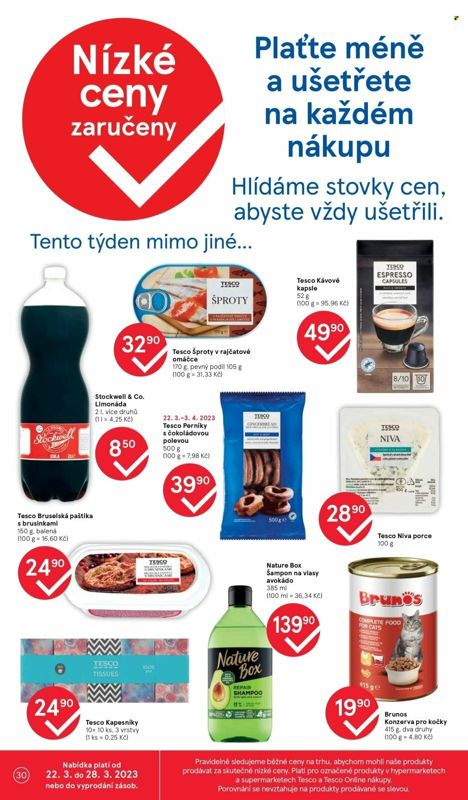 Leták TESCO - 22.3.2023 - 28.3.2023. Strana 30