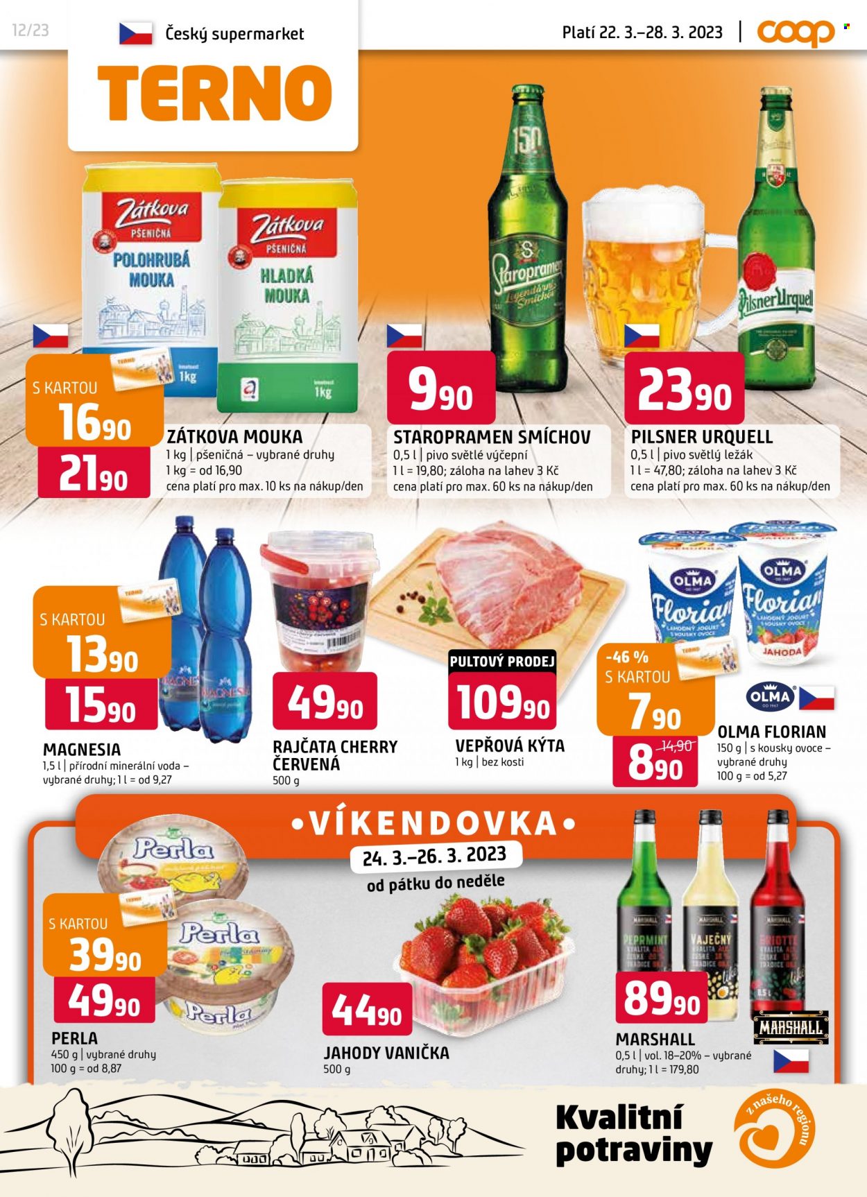 Leták coop TERNO - 22.3.2023 - 28.3.2023. Strana 1