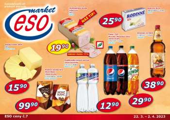 Leták ESO MARKET - 22.3.2023 - 2.4.2023.
