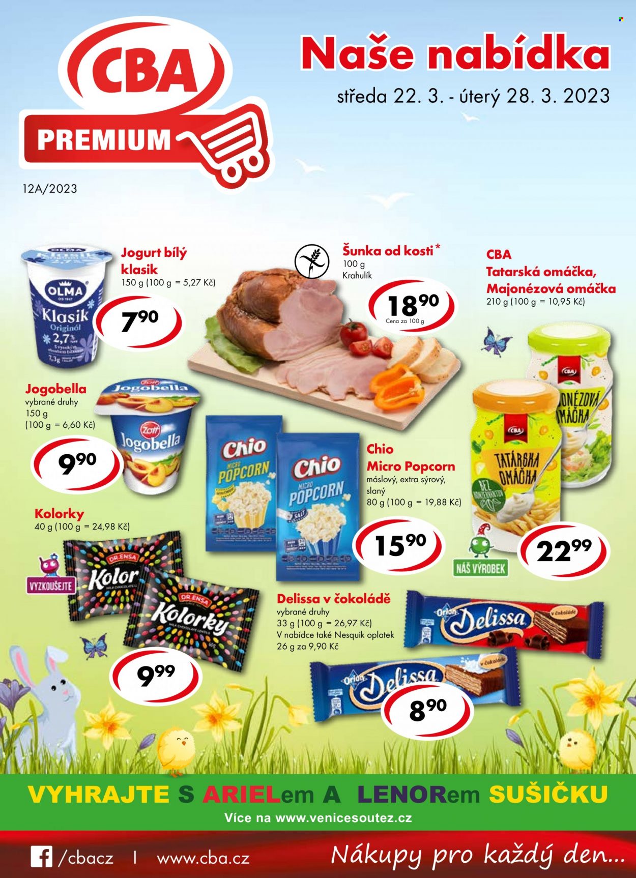 Leták CBA Premium - 22.3.2023 - 28.3.2023. Strana 1
