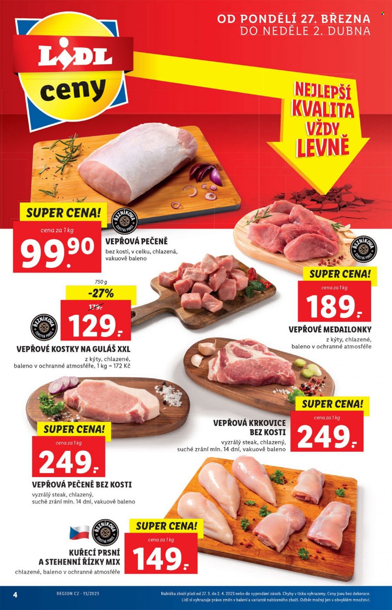 Leták Lidl - 27.3.2023 - 2.4.2023. Strana 4