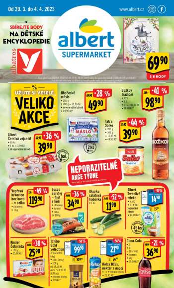 Leták Albert Supermarket - 29.3.2023 - 4.4.2023.