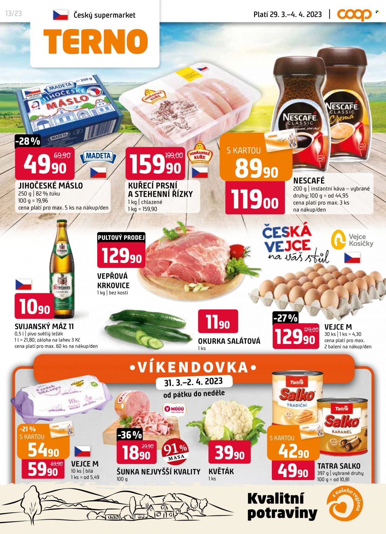 Leták coop TERNO - 29.3.2023 - 4.4.2023. Strana 1