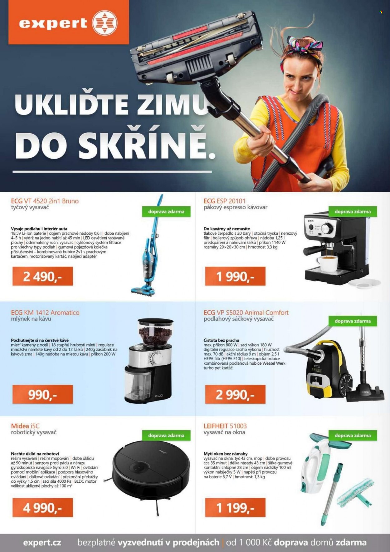 Leták Expert. Strana 1