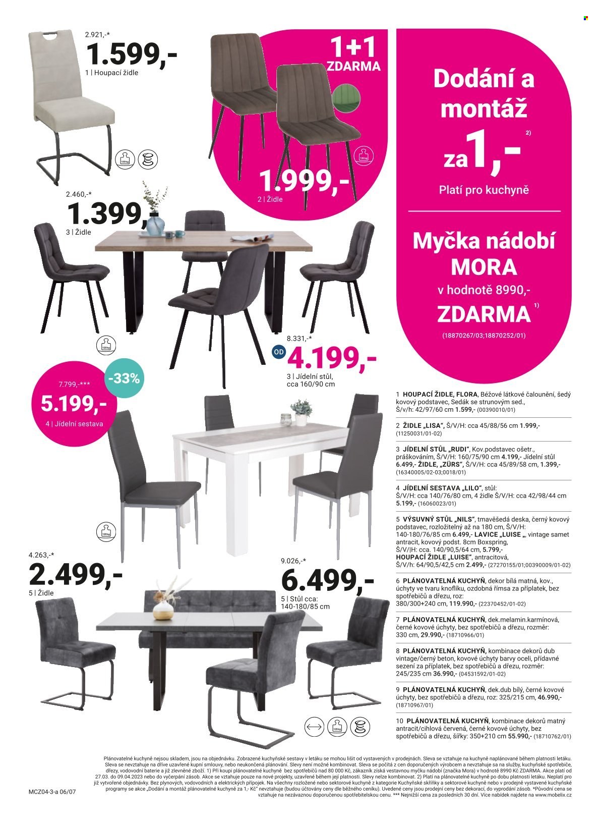 Leták MÖBELIX - 27.3.2023 - 9.4.2023. Strana 6