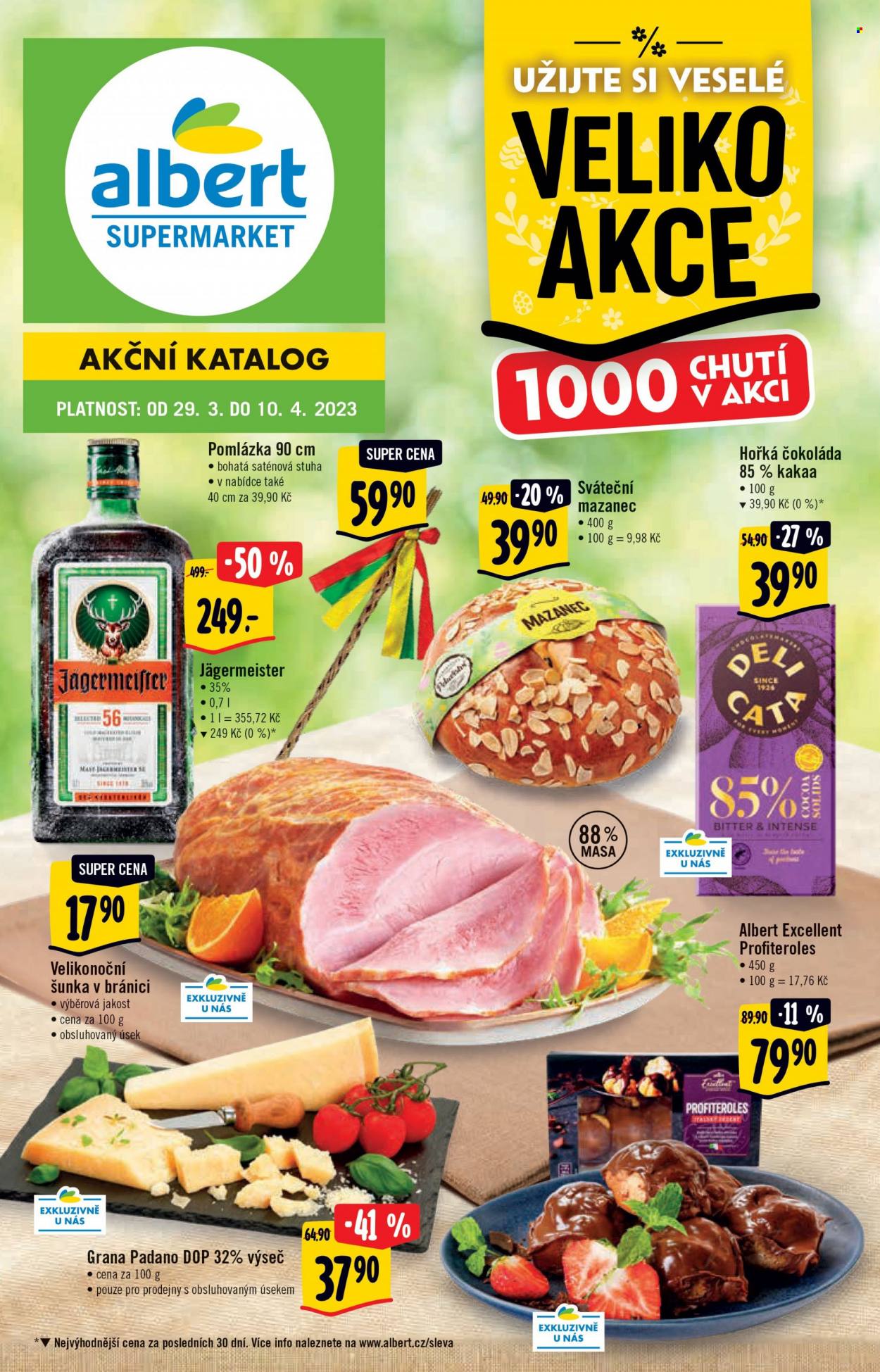 Leták Albert Supermarket - 29.3.2023 - 10.4.2023. Strana 1