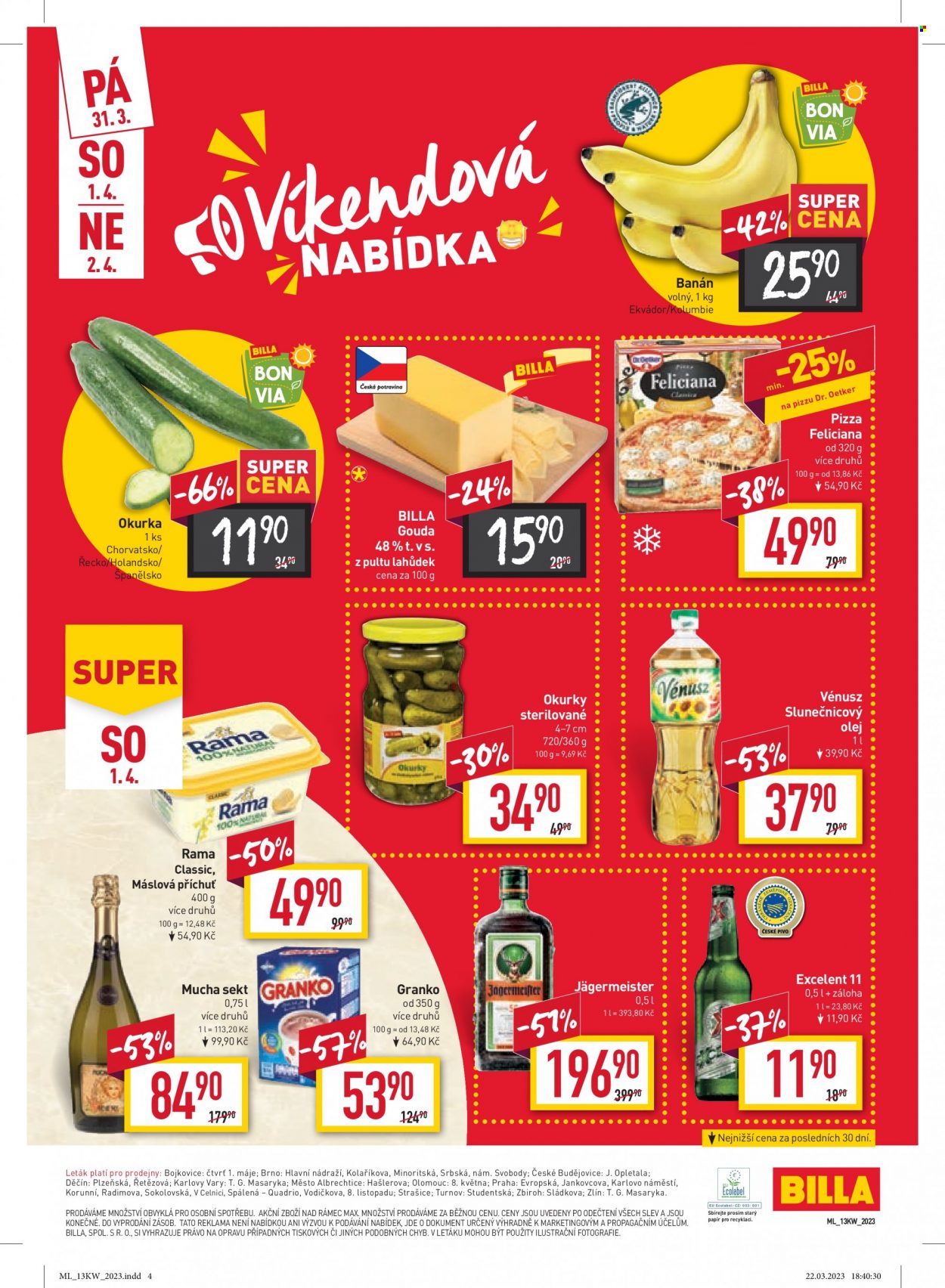 Leták BILLA - 29.3.2023 - 4.4.2023. Strana 4