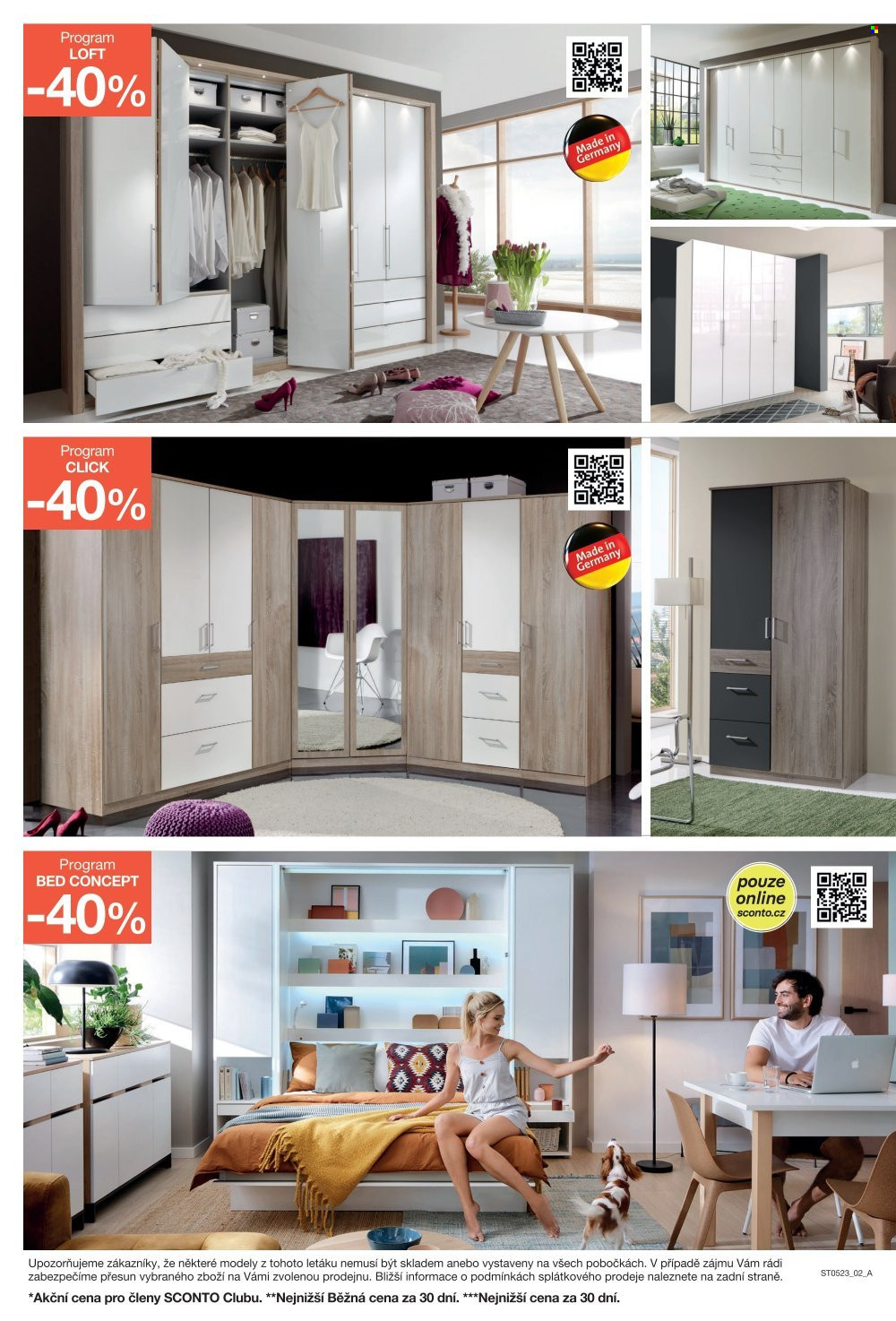 Leták SCONTO NÁBYTEK - 29.3.2023 - 25.4.2023. Strana 2