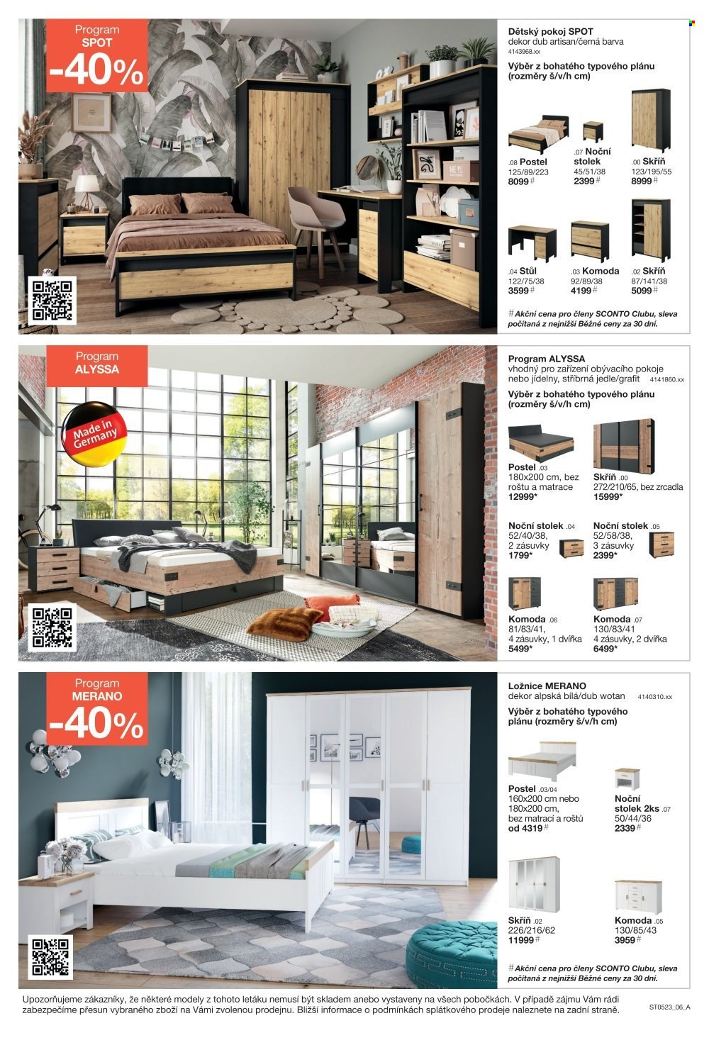 Leták SCONTO NÁBYTEK - 29.3.2023 - 25.4.2023. Strana 6