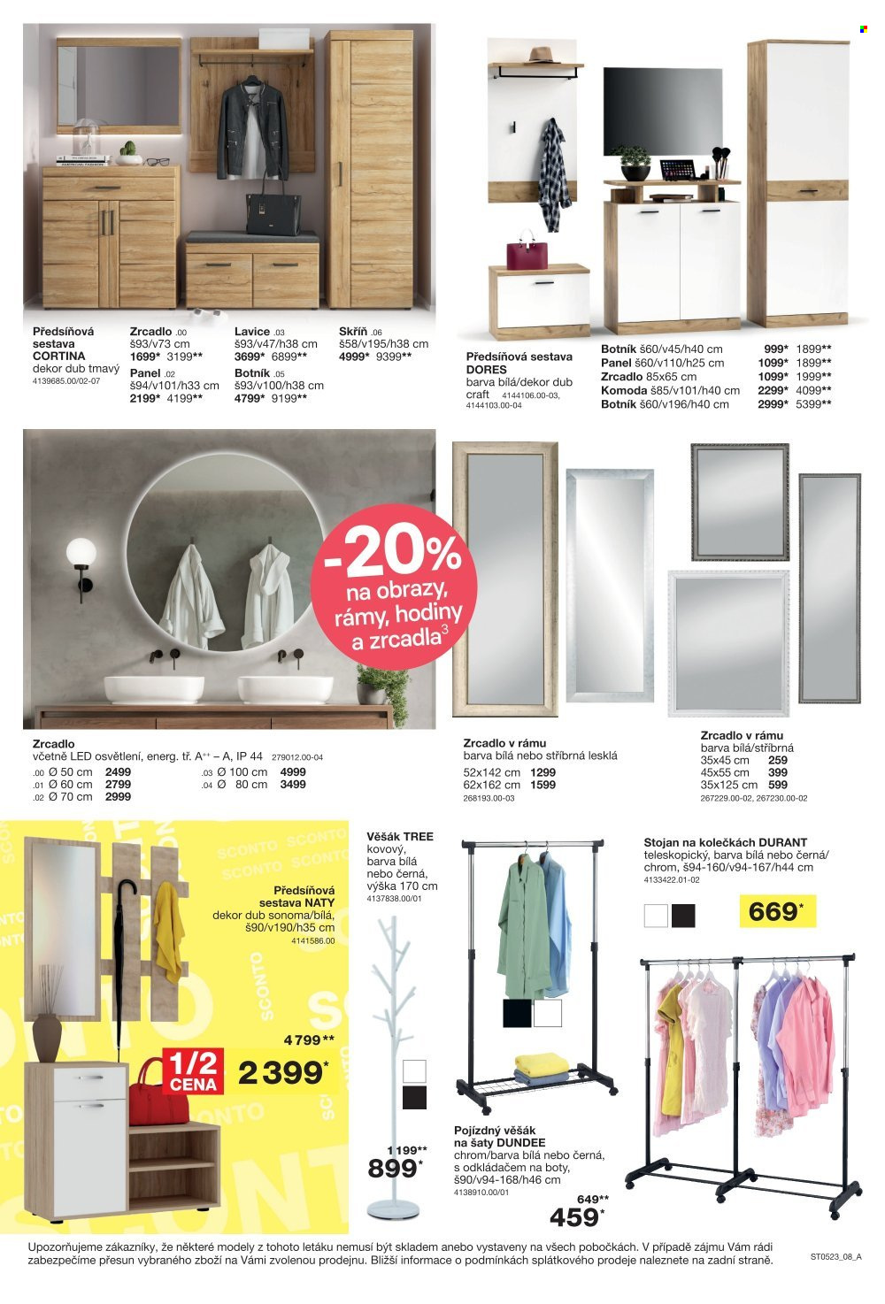 Leták SCONTO NÁBYTEK - 29.3.2023 - 25.4.2023. Strana 8