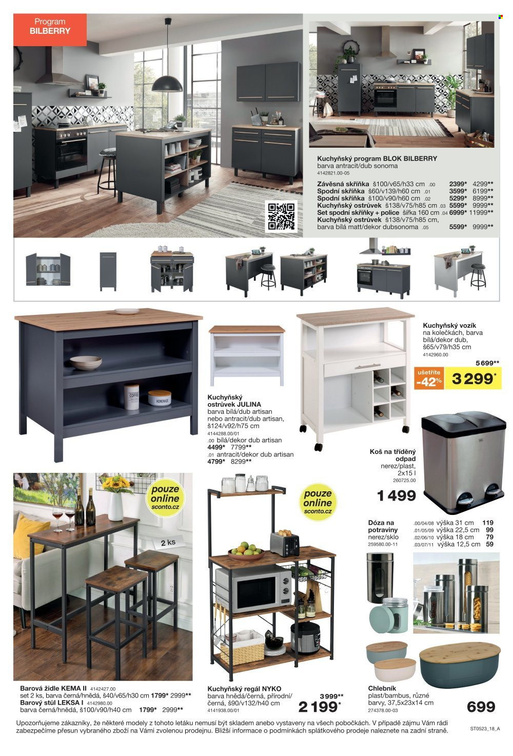 Leták SCONTO NÁBYTEK - 29.3.2023 - 25.4.2023. Strana 18