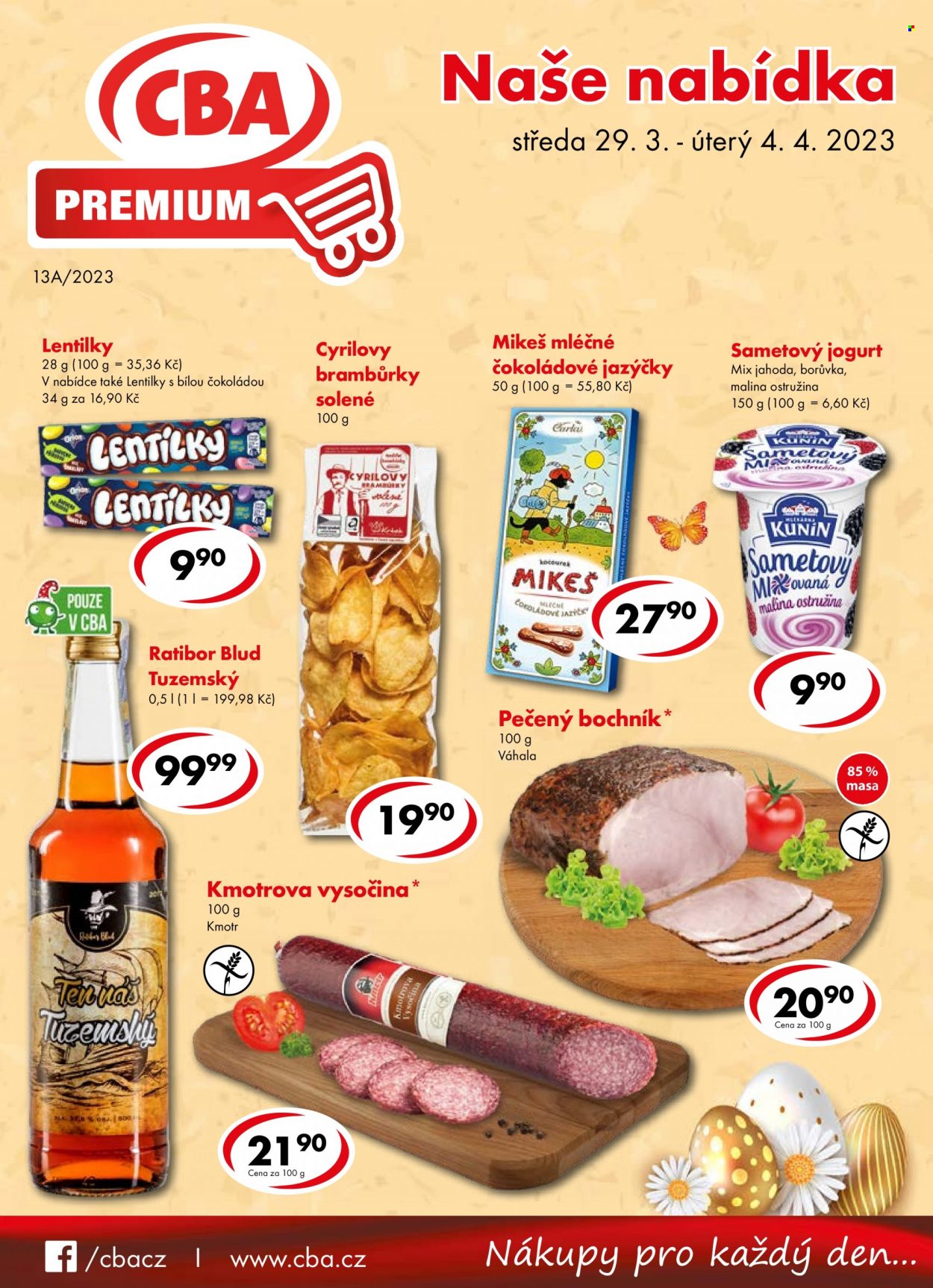 Leták CBA Premium - 29.3.2023 - 9.4.2023. Strana 1