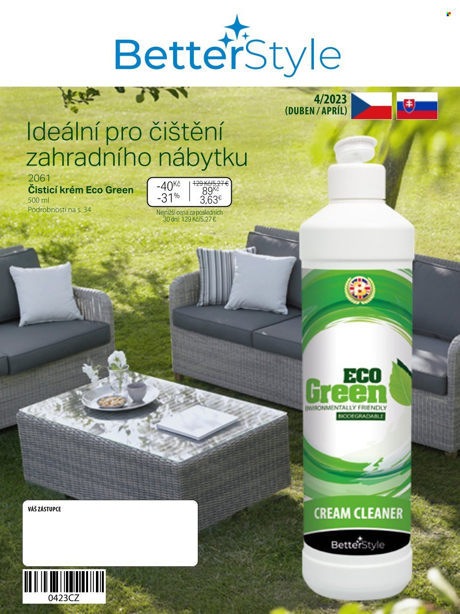 Leták BetterStyle - 1.4.2023 - 30.4.2023. Strana 1
