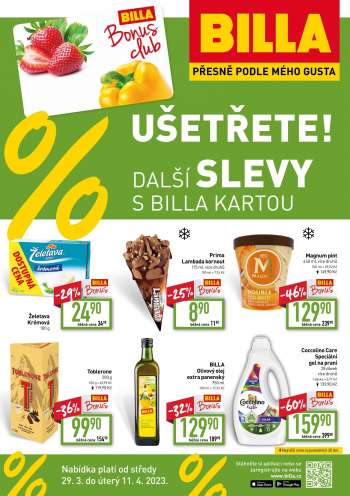 Leták BILLA - 29.3.2023 - 11.4.2023.