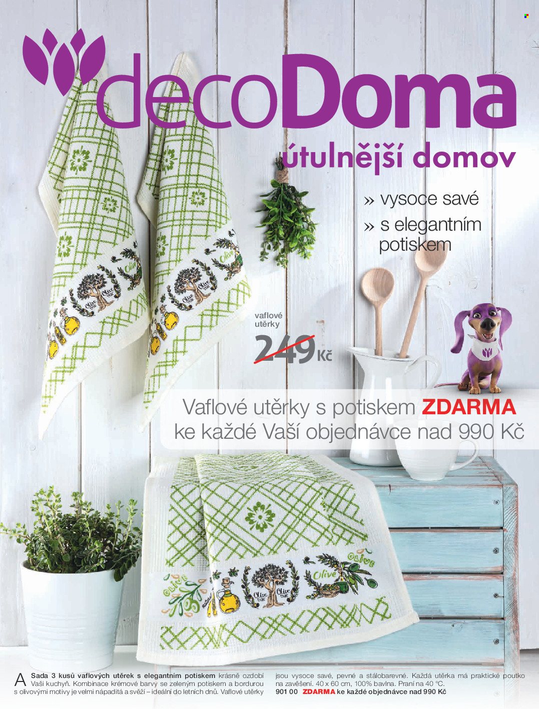Leták decoDoma. Strana 1