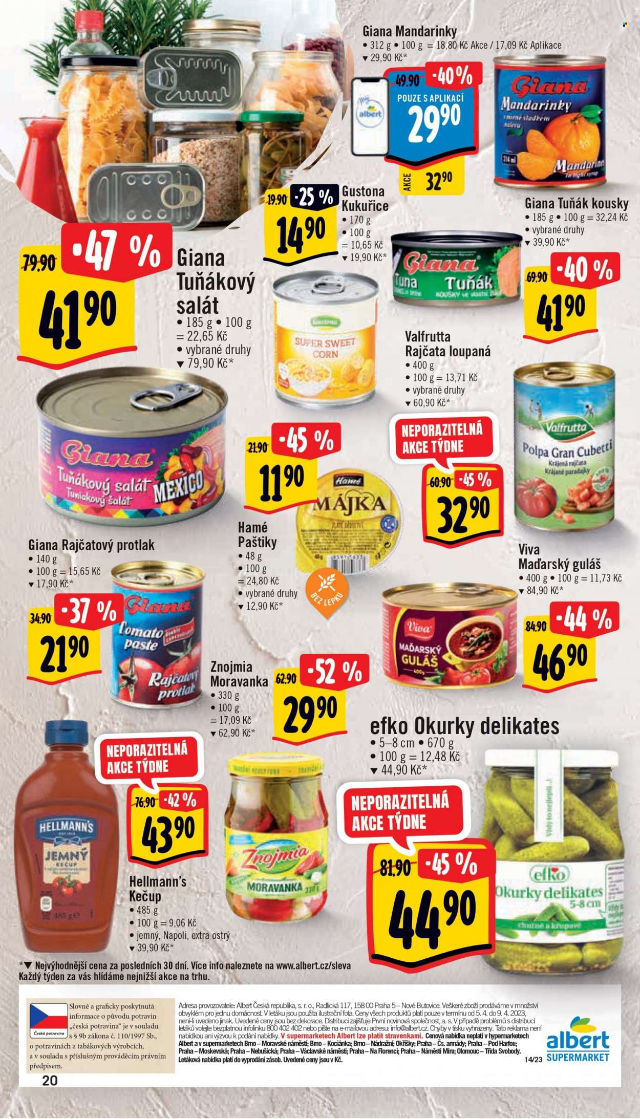 Leták Albert Supermarket - 5.4.2023 - 9.4.2023. Strana 20