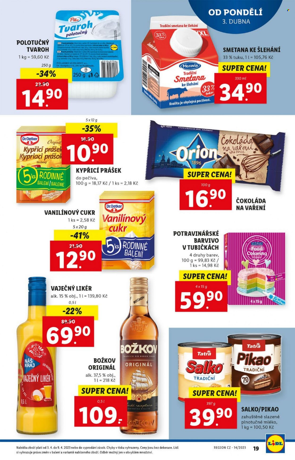 Leták Lidl - 3.4.2023 - 9.4.2023. Strana 19