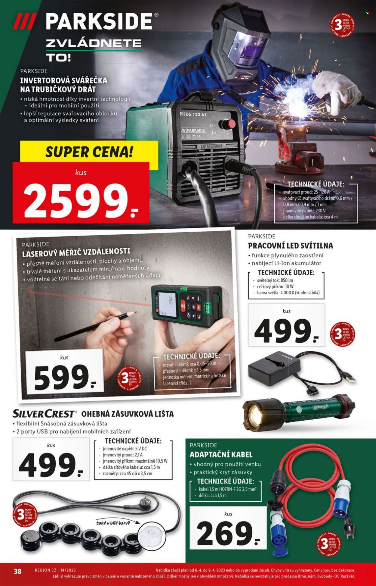 Leták Lidl - 3.4.2023 - 9.4.2023. Strana 38