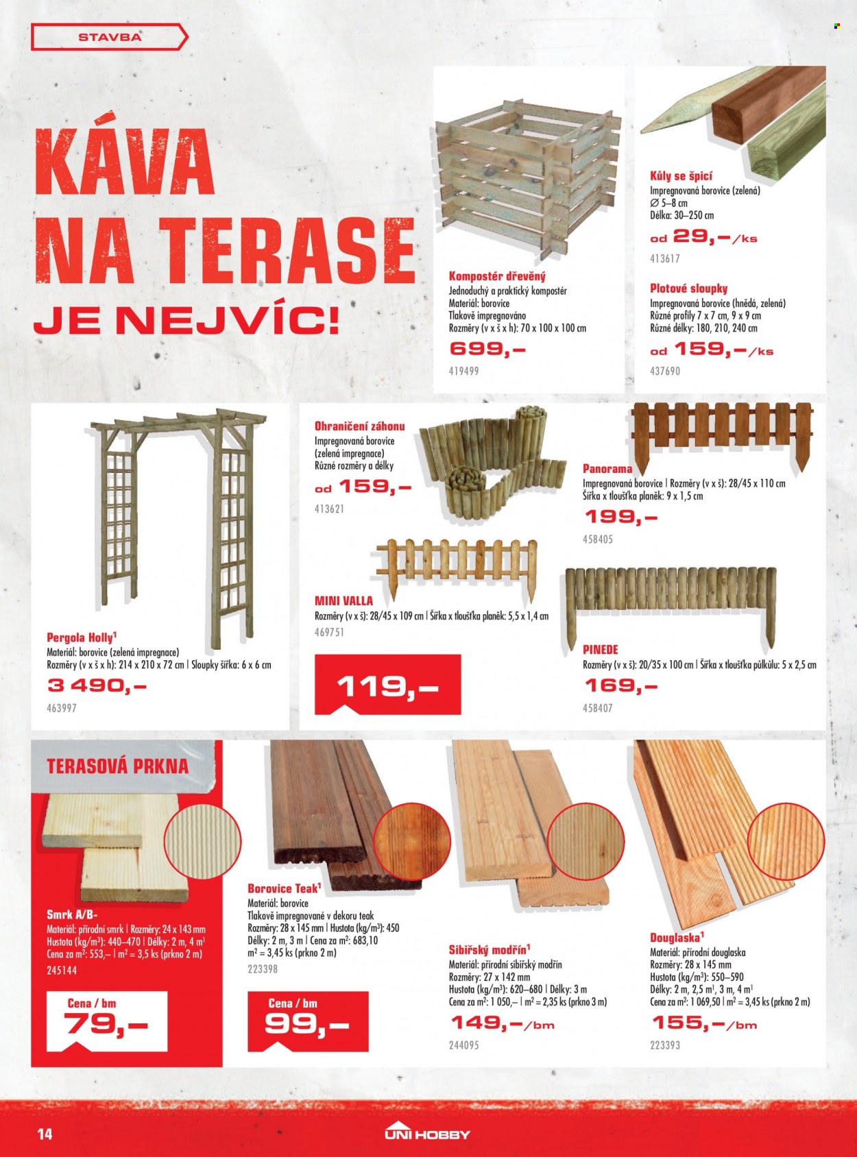 Leták UNI HOBBY - 30.3.2023 - 23.4.2023. Strana 14