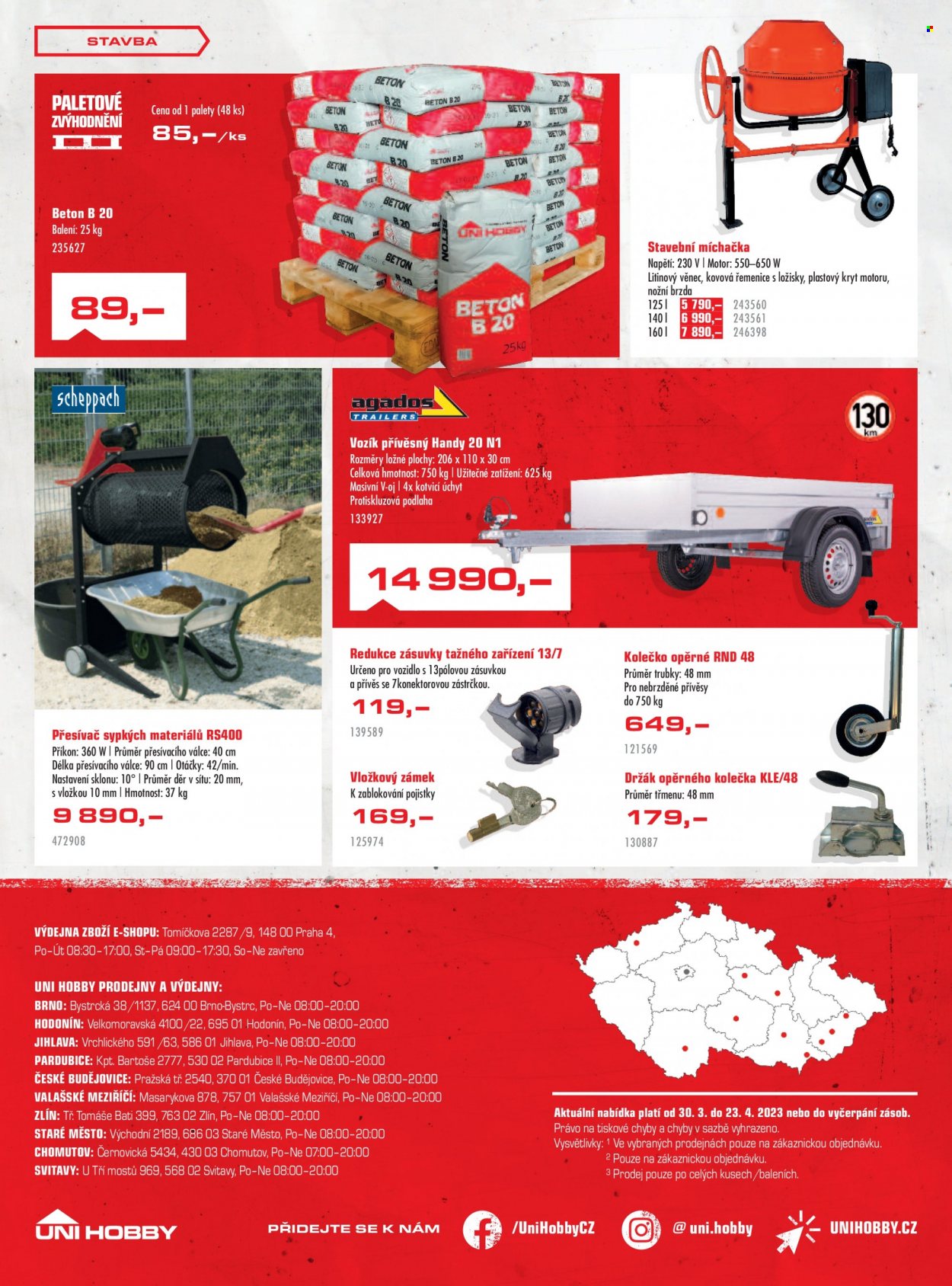 Leták UNI HOBBY - 30.3.2023 - 23.4.2023. Strana 36