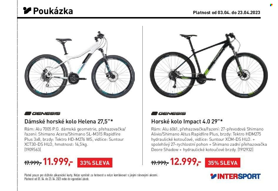 Leták INTERSPORT - 3.4.2023 - 23.4.2023. Strana 3