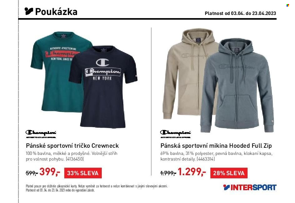Leták INTERSPORT - 3.4.2023 - 23.4.2023. Strana 21