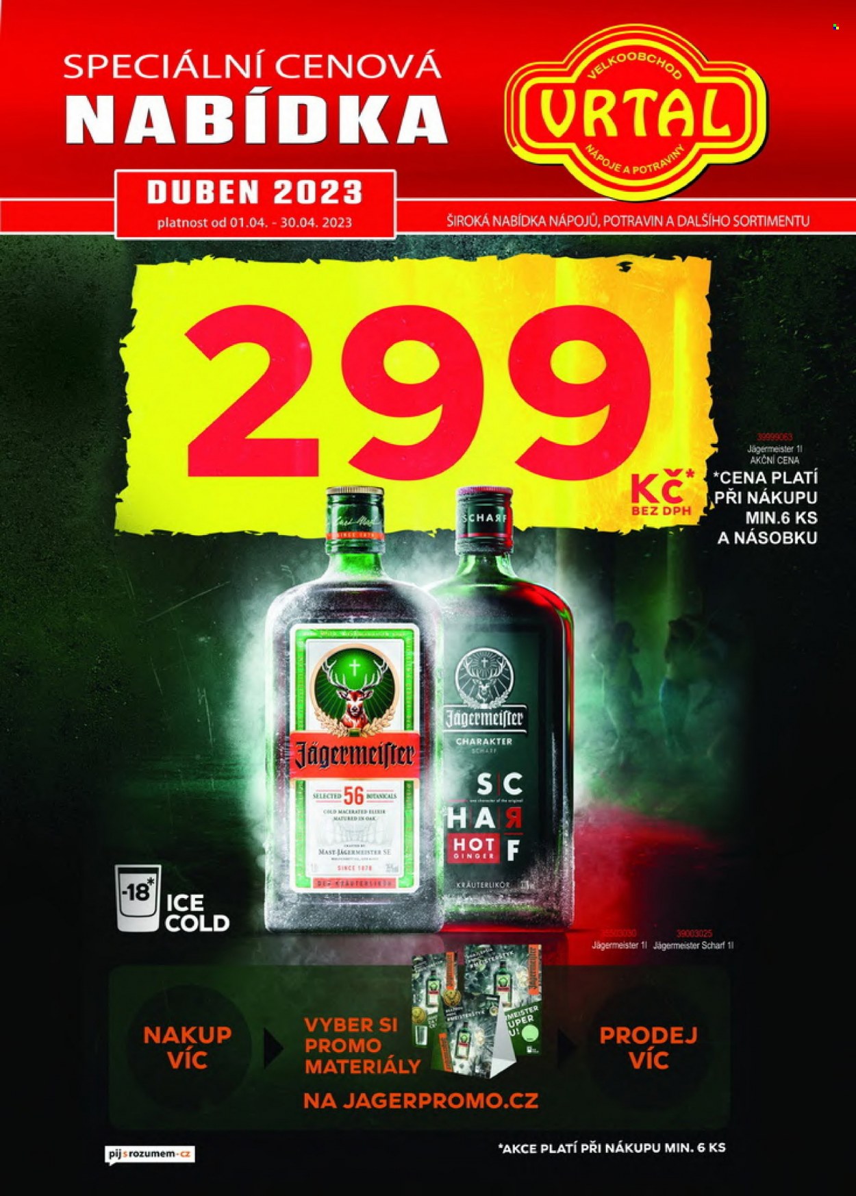 Leták Vrtal - 1.4.2023 - 30.4.2023. Strana 1