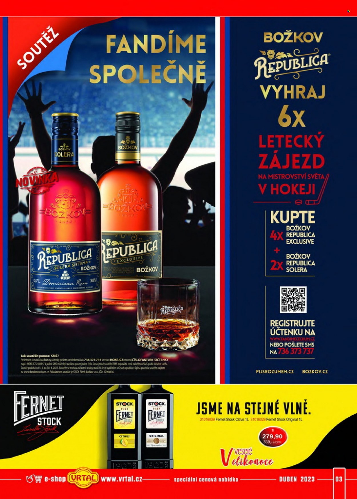 Leták Vrtal - 1.4.2023 - 30.4.2023. Strana 3