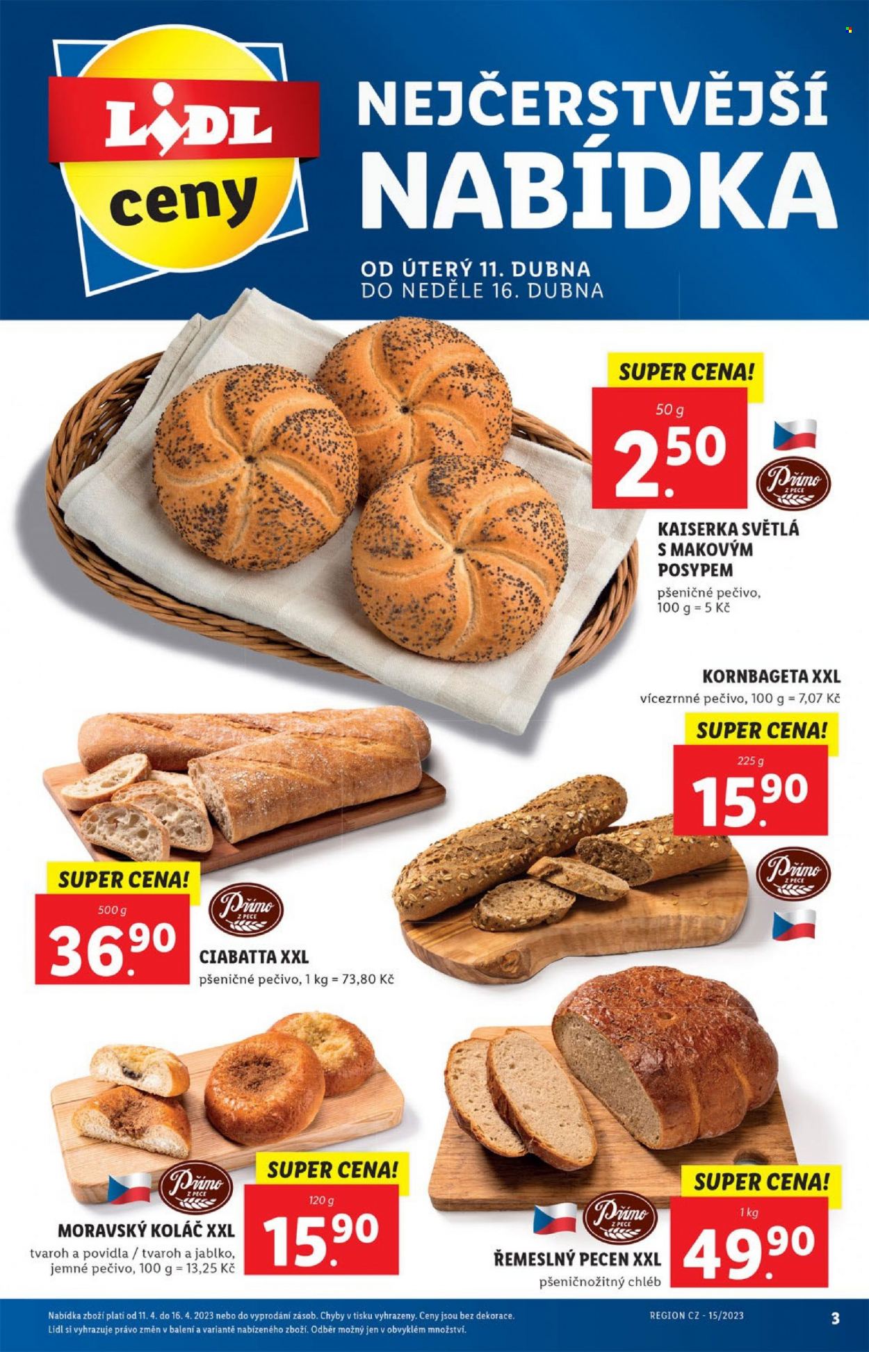 Leták Lidl - 11.4.2023 - 16.4.2023. Strana 3