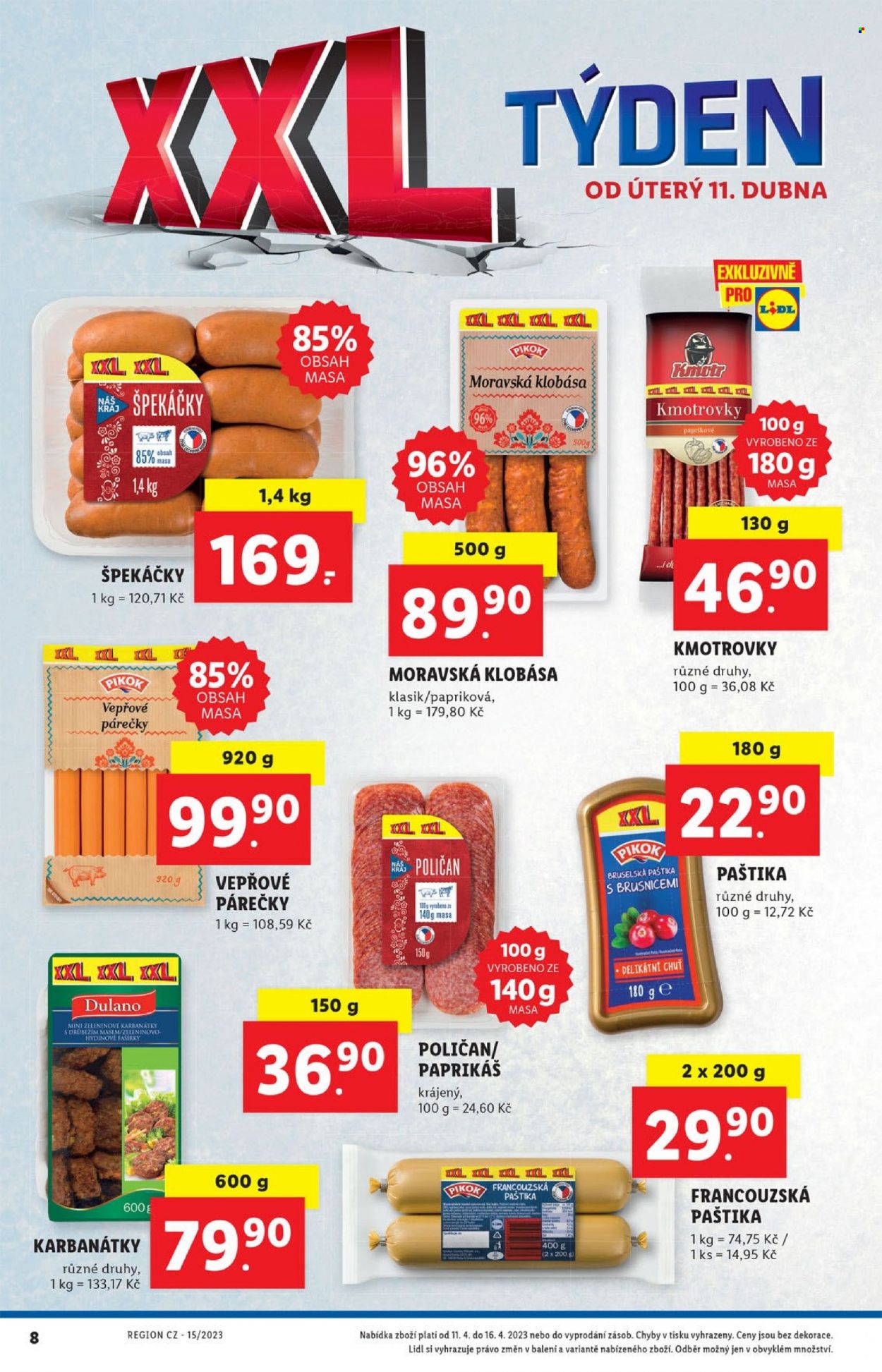 Leták Lidl - 11.4.2023 - 16.4.2023. Strana 8