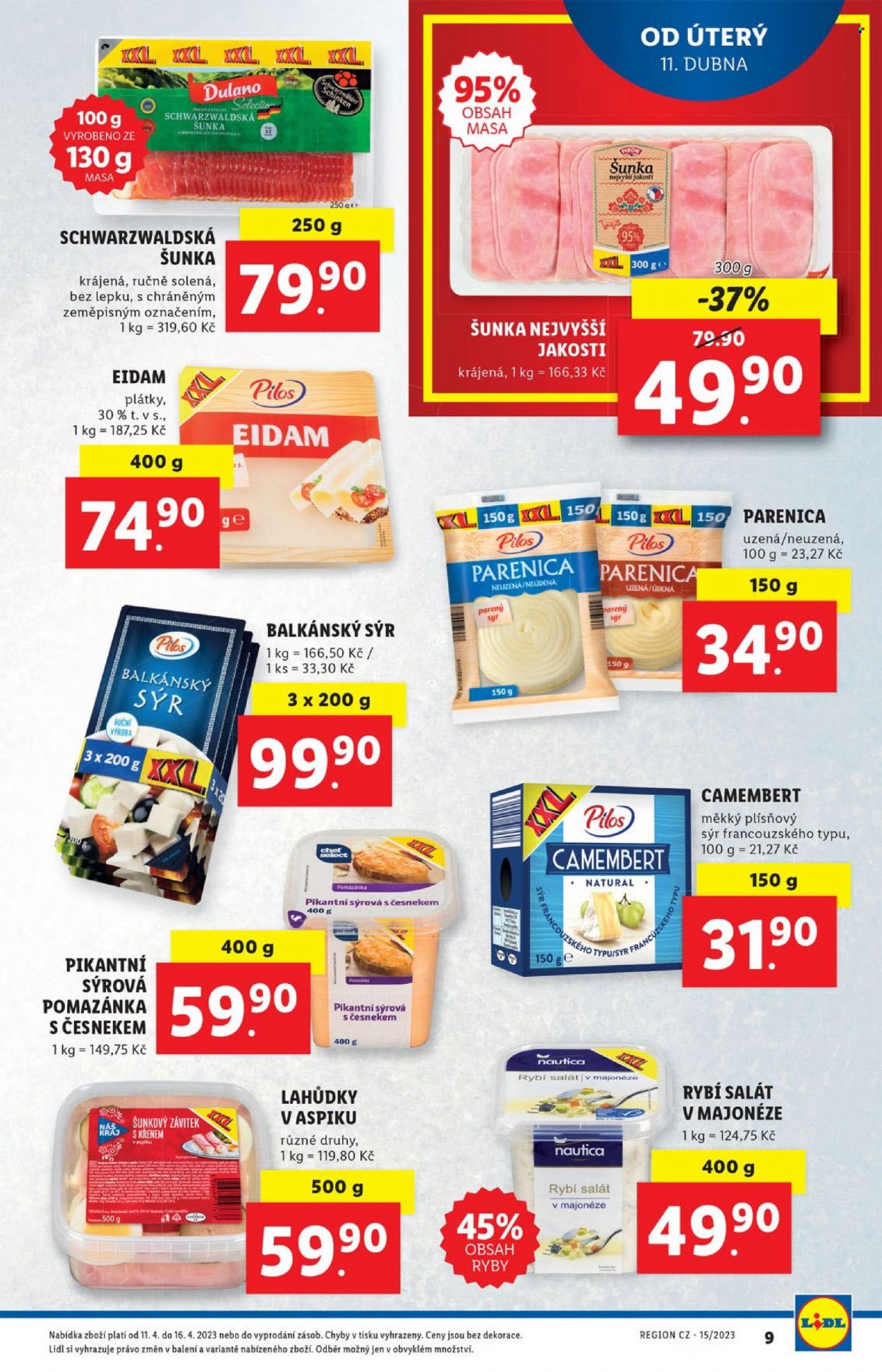Leták Lidl - 11.4.2023 - 16.4.2023. Strana 9