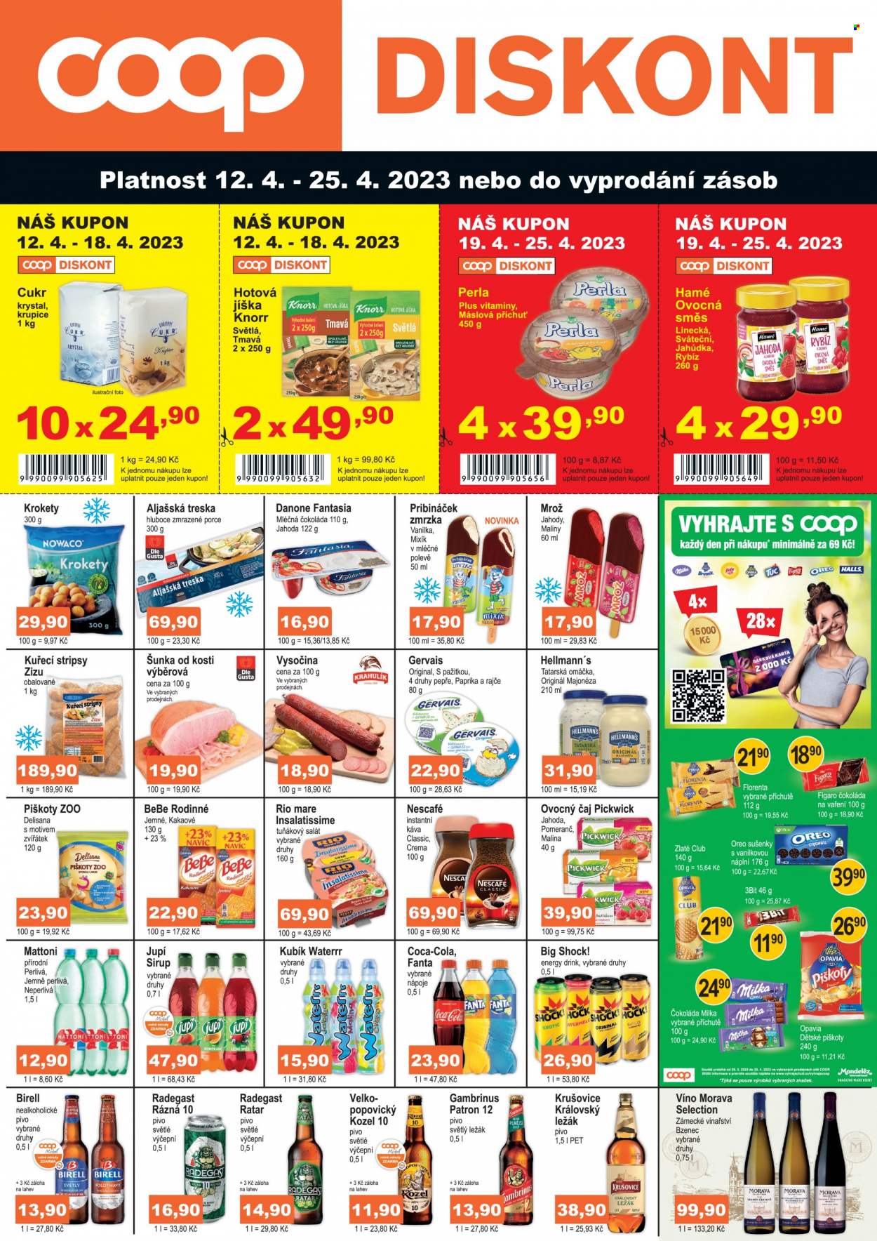 Leták coop DISKONT - 12.4.2023 - 25.4.2023. Strana 1