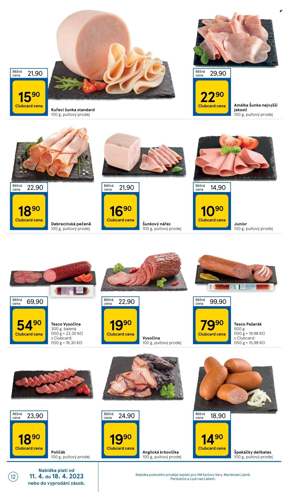 Leták TESCO - 11.4.2023 - 18.4.2023. Strana 12
