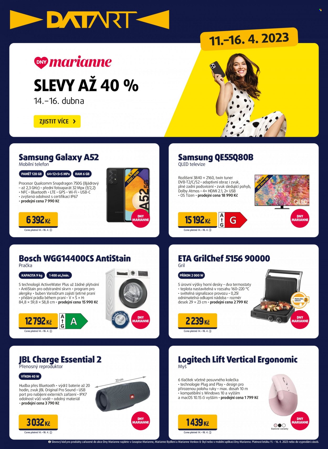 Leták DATART - 11.4.2023 - 16.4.2023. Strana 1