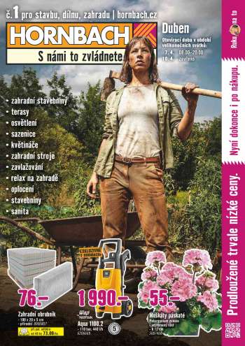Leták HORNBACH - 12.4.2023 - 2.5.2023.