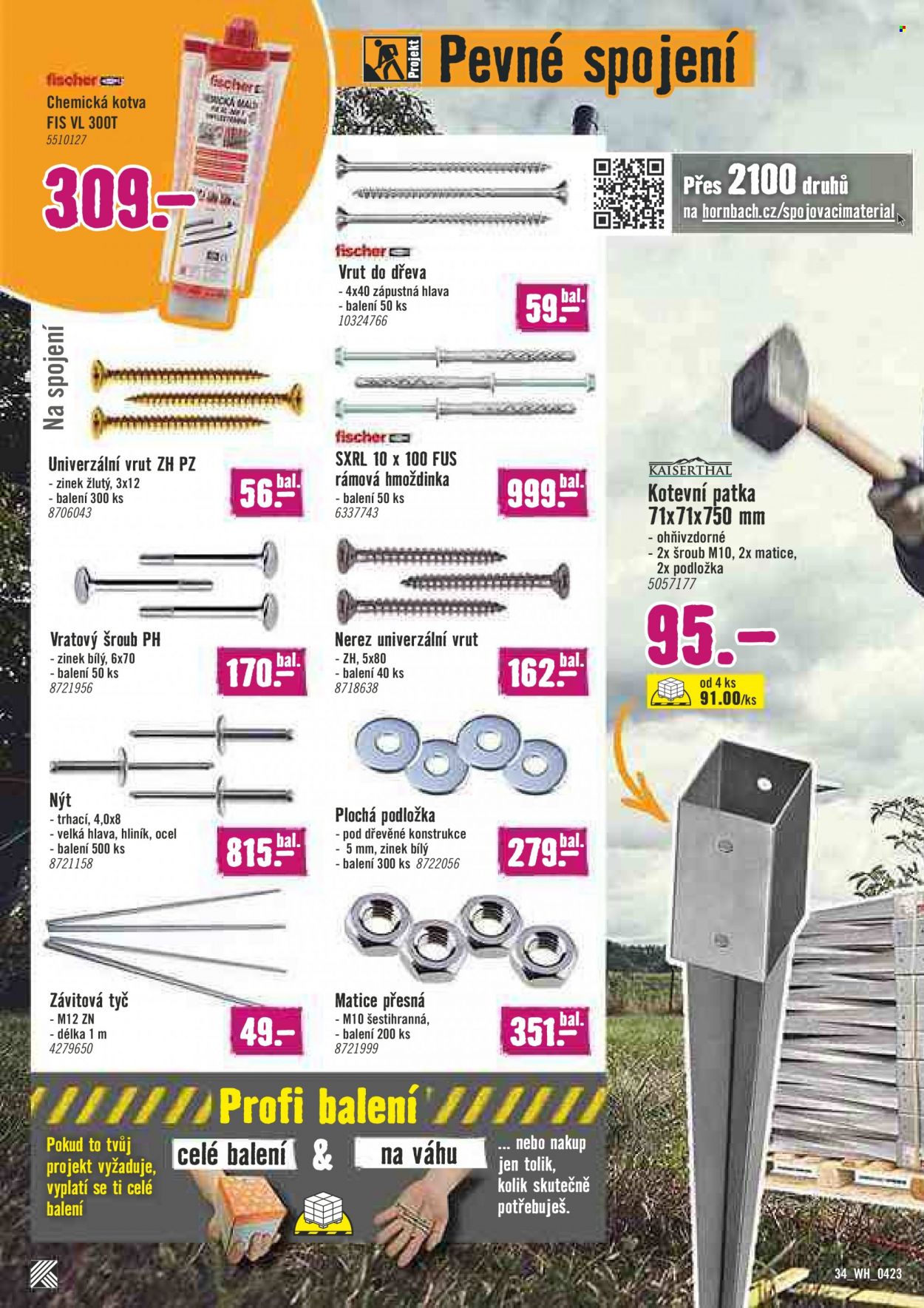 Leták HORNBACH - 12.4.2023 - 2.5.2023. Strana 34