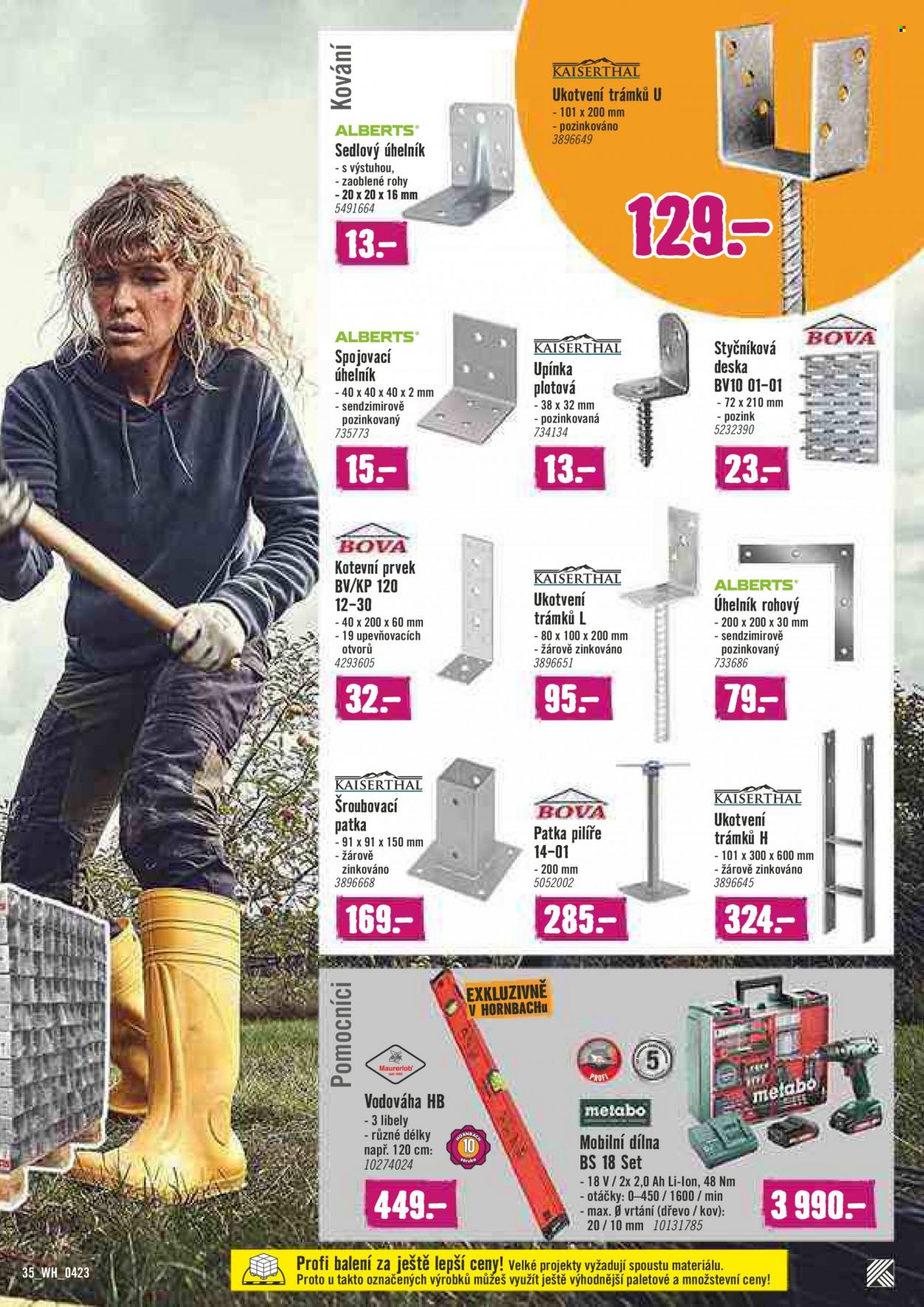 Leták HORNBACH - 12.4.2023 - 2.5.2023. Strana 35