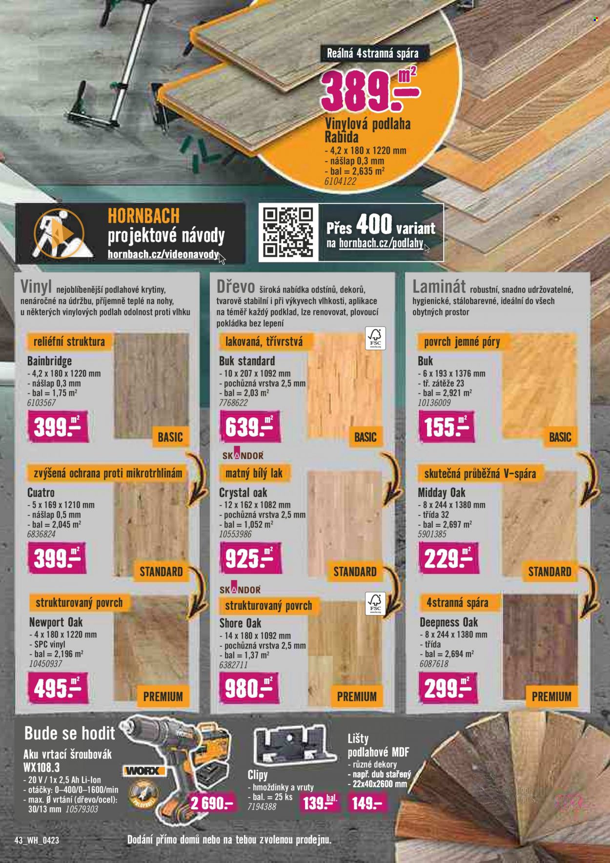 Leták HORNBACH - 12.4.2023 - 2.5.2023. Strana 43