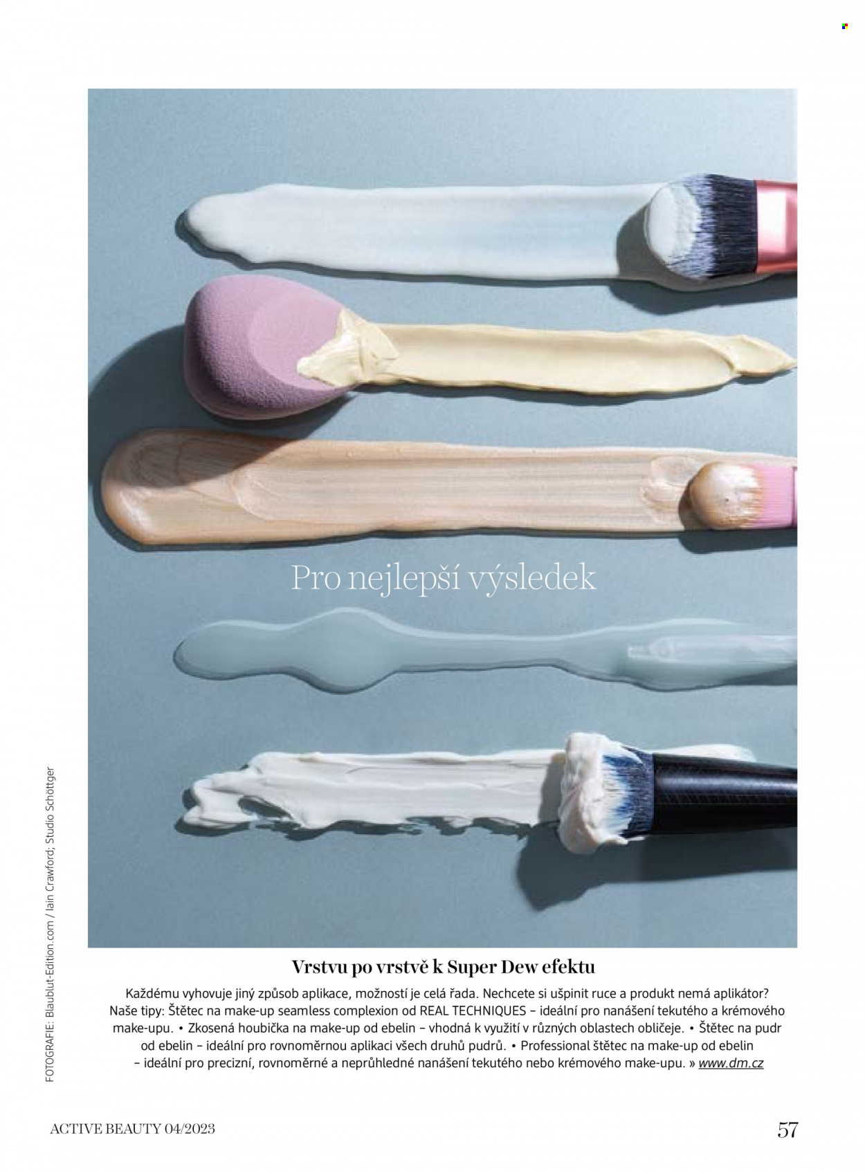 Leták dm drogerie. Strana 57