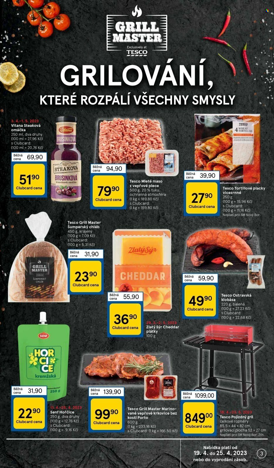 Leták TESCO supermarket - 19.4.2023 - 25.4.2023. Strana 3