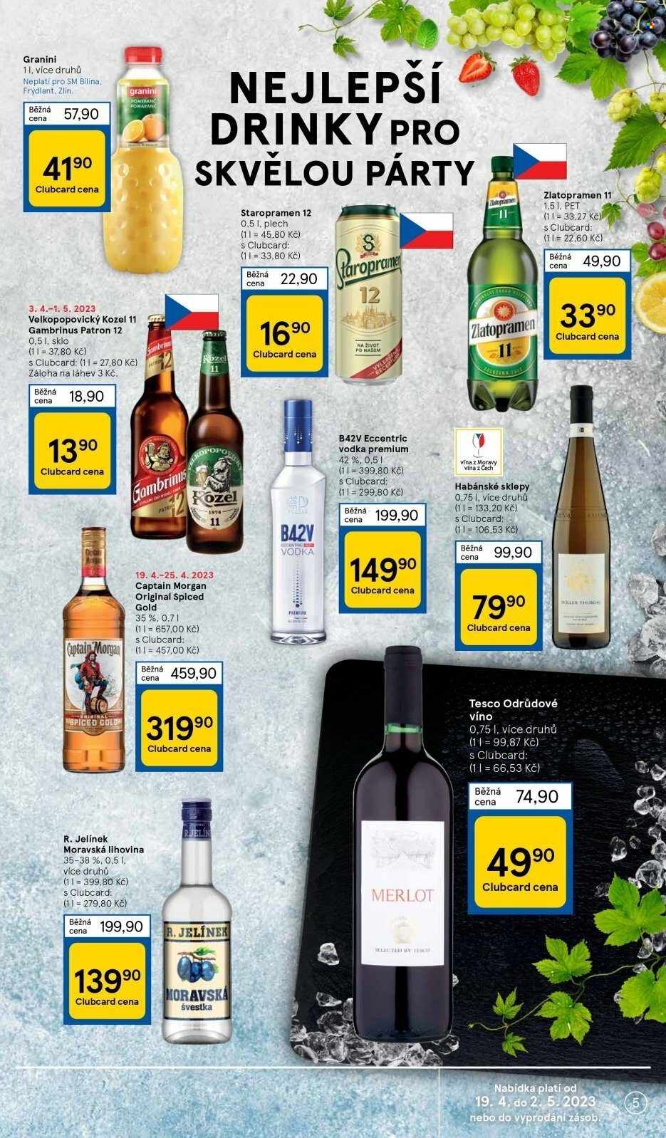 Leták TESCO supermarket - 19.4.2023 - 25.4.2023. Strana 5
