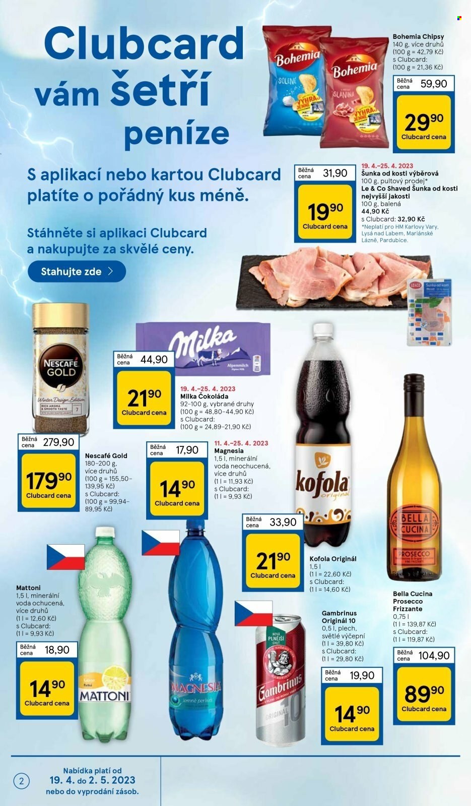 Leták TESCO - 19.4.2023 - 25.4.2023. Strana 2