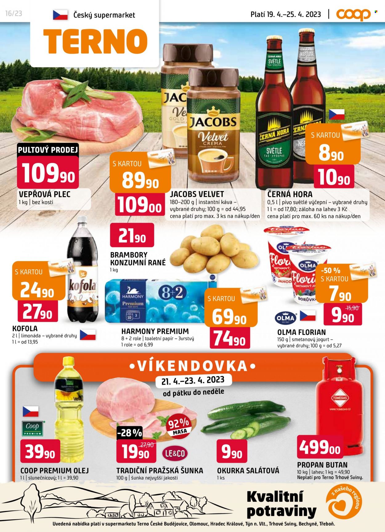 Leták coop TERNO - 19.4.2023 - 25.4.2023. Strana 1